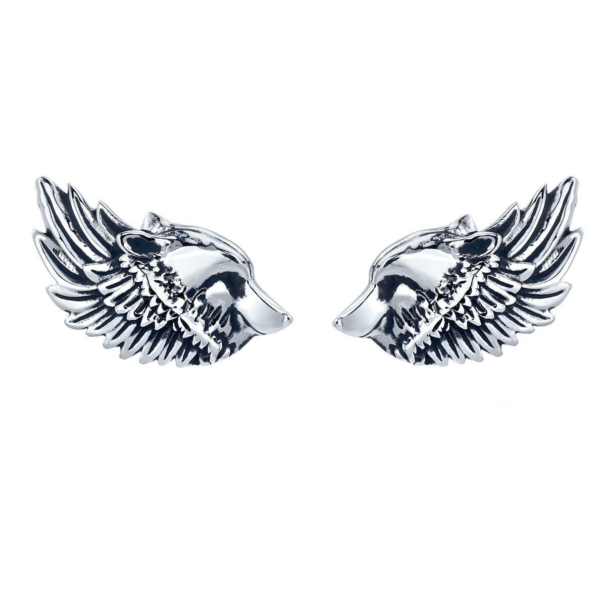 Gjallarhorn Wolf Earrings by RockLove